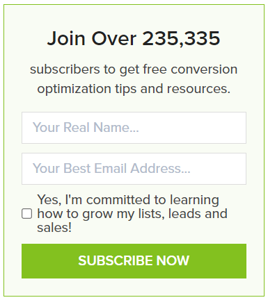 Newsletter signup form with name, email, consent checkbox, and Subscribe now button.