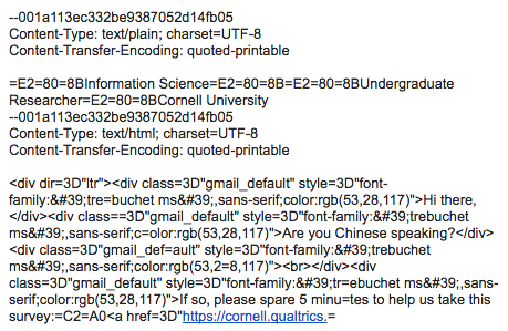 Formatting issues