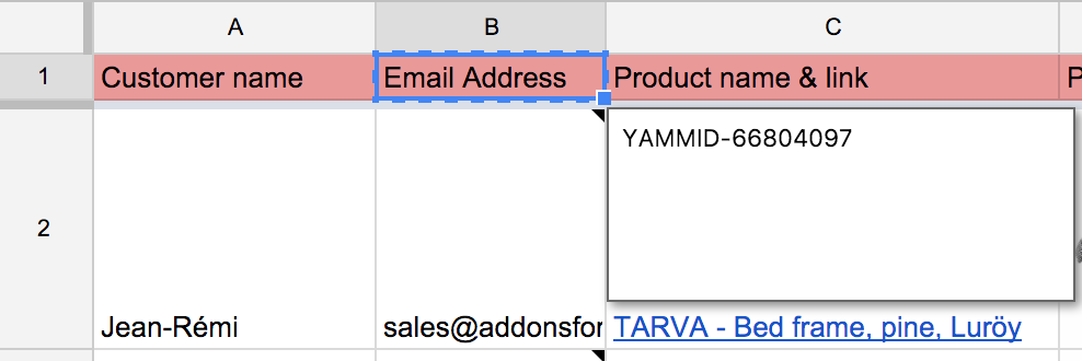 Tracking not activated